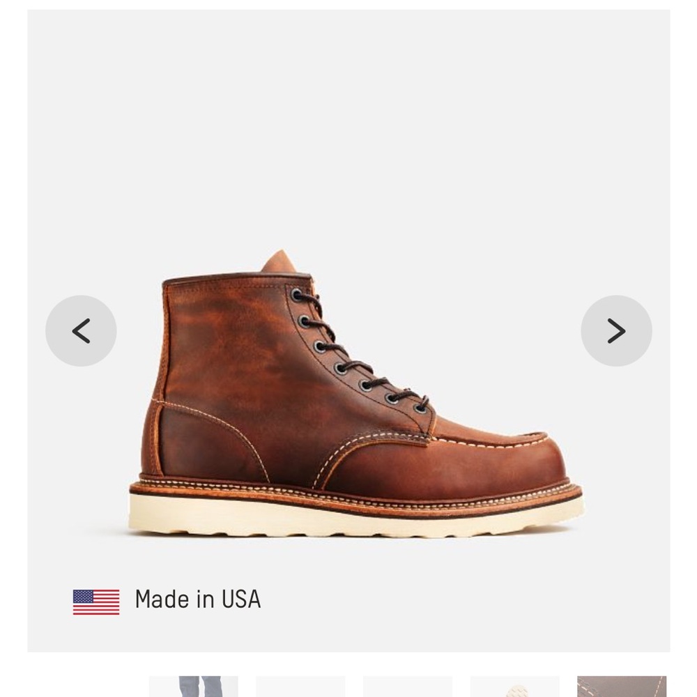 Redwing Brown Leather Boots